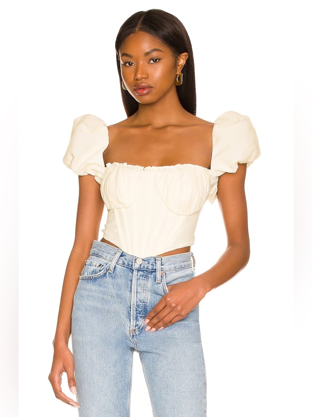 LPA Claudette Top in Ivory Size Medium